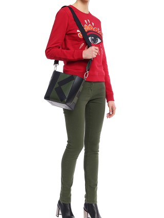 Бордовый свитшот KENZO: фото 3 - Invogue